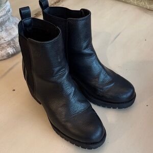 MIA Black Heeled Boots